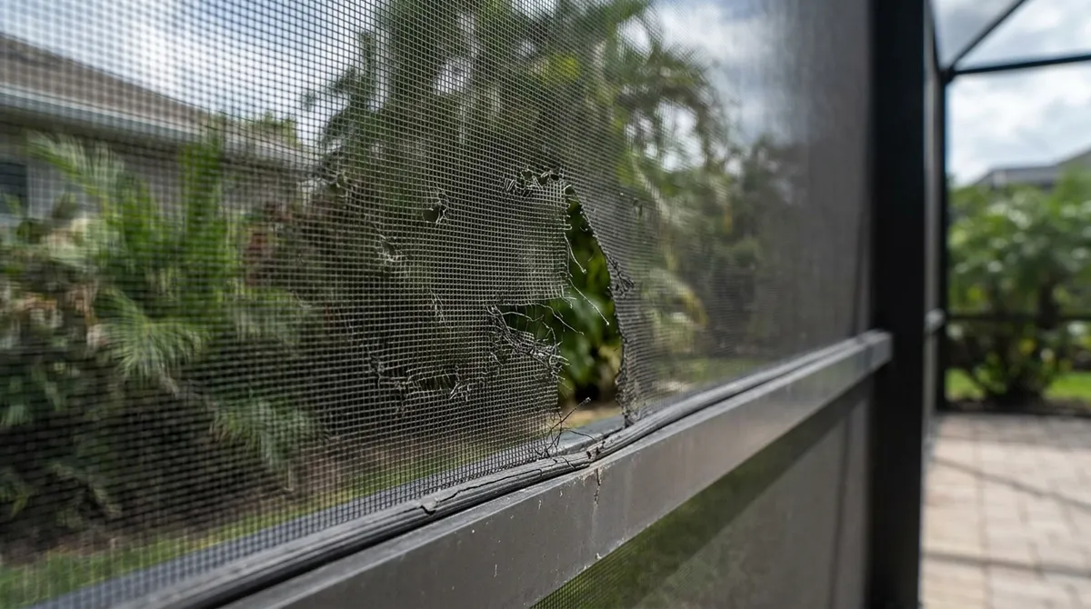 lanai screen replacement