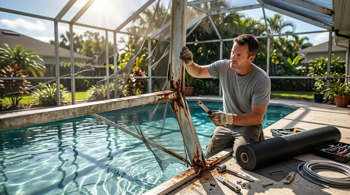 9 Pool Cage Repair Tips Every Tampa Bay Homeowner Needs